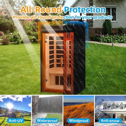 Outdoor sauna cover windproof - sauna,