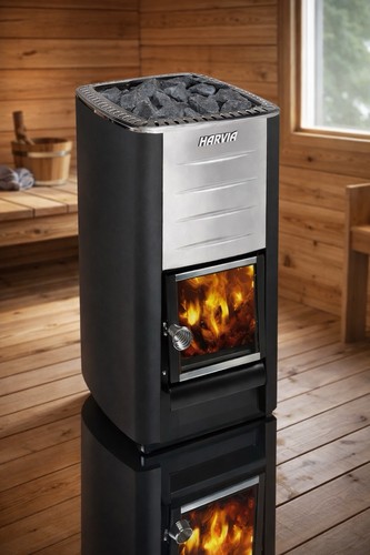 Harvia wood burning sauna - harvia,