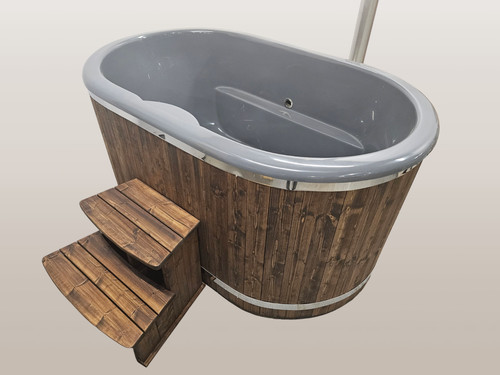 Oval hot tub fibreglass liner - oval,