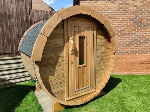 Long thermowood sauna - 2,4m,