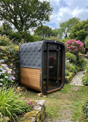 Outdoor sauna garden - garden,
