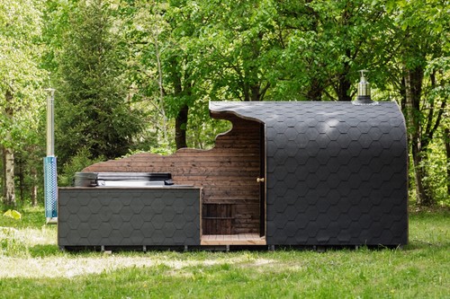 Sauna hot tub combo - sauna, outdoor